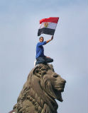 The_lion_of_Egyptian_revolution　2011