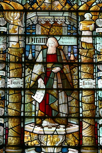 St John's Church, Chester - Hiram-Fenster 2