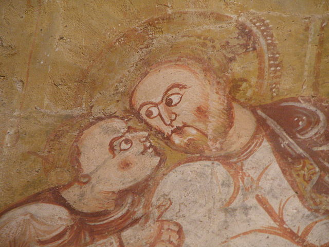 Le baiser de Judas. Extrait d'une fresque à Nohant-Vic.jpg