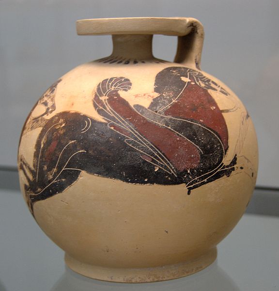 Aryballos Pegasos 580 BC Staatliche Antikensammlungen