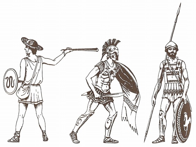 Greek soldiers of Greco–Persian Wars