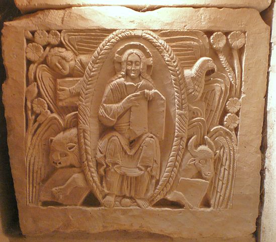 Gravure sarcophage crypte Jouarre VIIème siècle.jpg