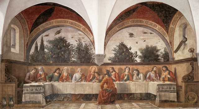 Domenico ghirlandaio, cenacolo di ognissanti 01.jpg