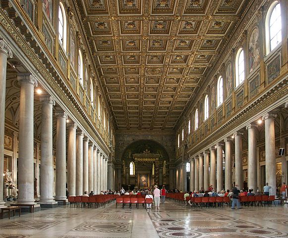 Rom, Basilika Santa Maria Maggiore, Innenansicht